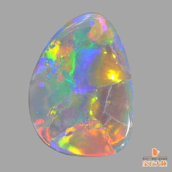 天然ブラックオパール 2.16ct【マルチ美遊色】ライトニングリッジ