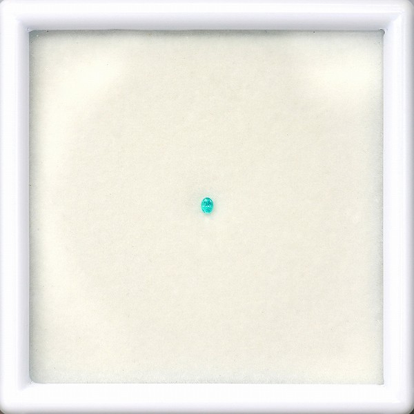 パライバトルマリン　2pc 0.056 2ミリ 天然パライバトルマリン 0.02ct 【ブラジル】 オーバル