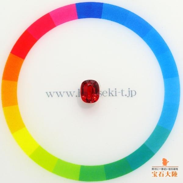 天然スピネル 1.08ct 【レッド】 ミャンマー　鑑別書付