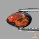 天然ブラックオパール 0.54ct 【赤斑】 黒生地 ライトニングリッジ