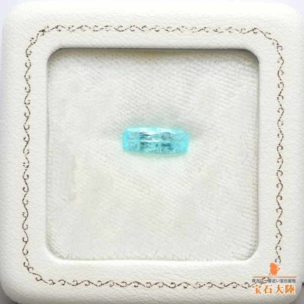 天然パライバトルマリン 1.85ct 【爽快ブルー】 モザンビーク 日独分析付