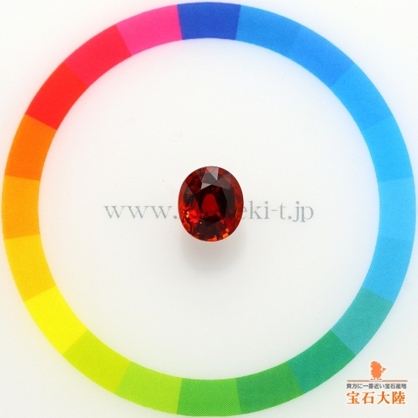 天然スペサルティンガーネット 2.94ct 【レッドスペサ】