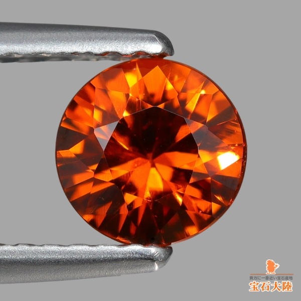 天然スペサルティンガーネット 0.96ct 【サンセットオレンジ】