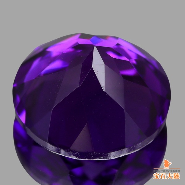 天然アメシスト 4.36ct 【濃厚な紫】 ラウンド