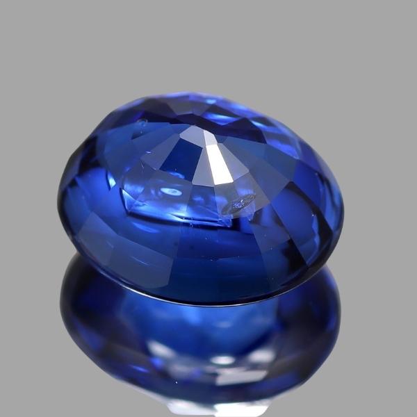 天然ブルーサファイア 1.22ct 【艶々バフトップカット