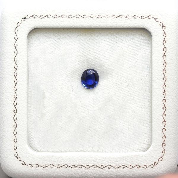 天然ブルーサファイア 1.22ct 【艶々バフトップカット】 マダガスカル