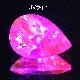0.70ct天然バナジウムクリソベリル【ミント・UV蛍光】　中宝研ソ付
