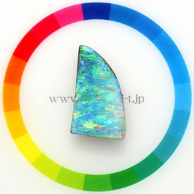 天然ボルダーオパール 11.37ct【Paradise】極上品 鑑別書付