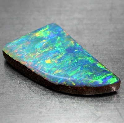 天然オパール　　美品です。 天然ボルダーオパール 11.37ct【Paradise】極上品 鑑別書付