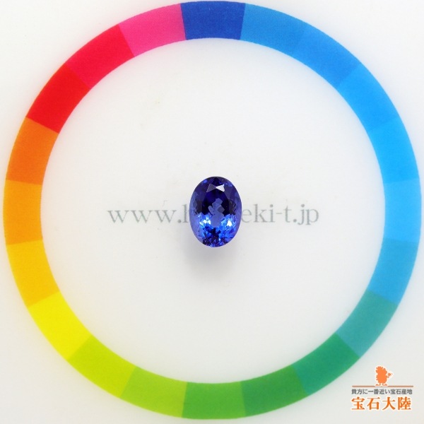 天然タンザナイト 1.44ct 【美濃色パープリッシュブルー】