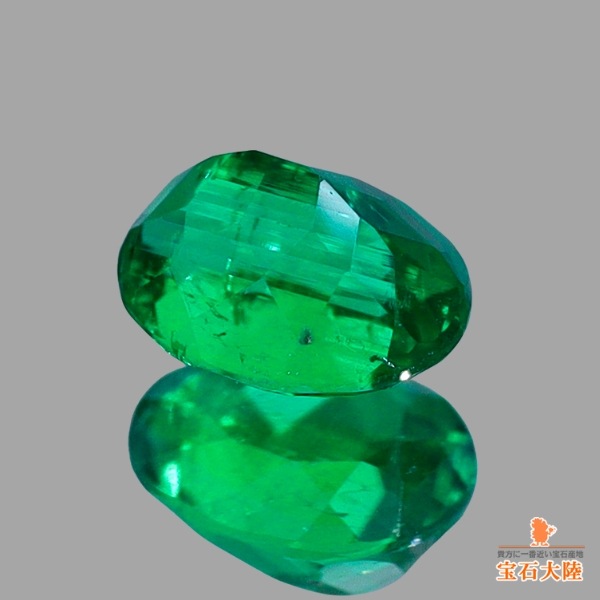 天然エメラルド 0.22ct 【ネオン美彩色・ノンオイル】 コロンビア GIA