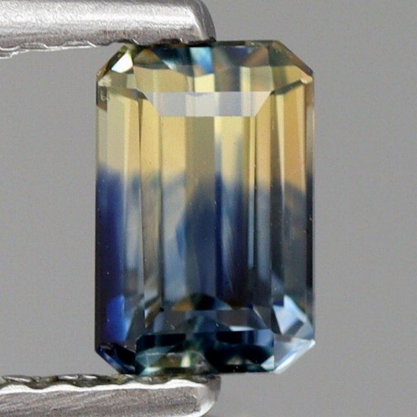 天然バイカラーサファイア 0.80ct 【イエロー＆ブルー】