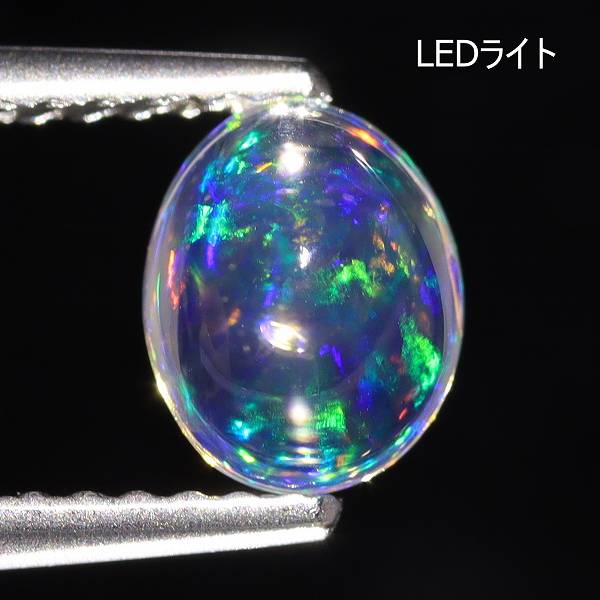 天然オパール 0.60ct 【メキシコ】 美遊色