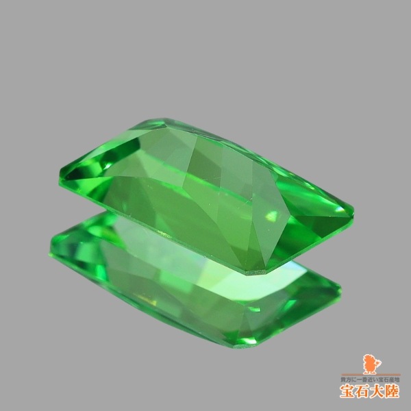 天然ツァボライトガーネット 0.64ct 【煌めくアメリカンカット】 タンザニア