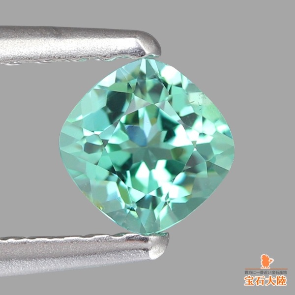 天然トルマリン 0.81ct/2P 【美発色・ブルーグリーン】 ペア ナイジェリア