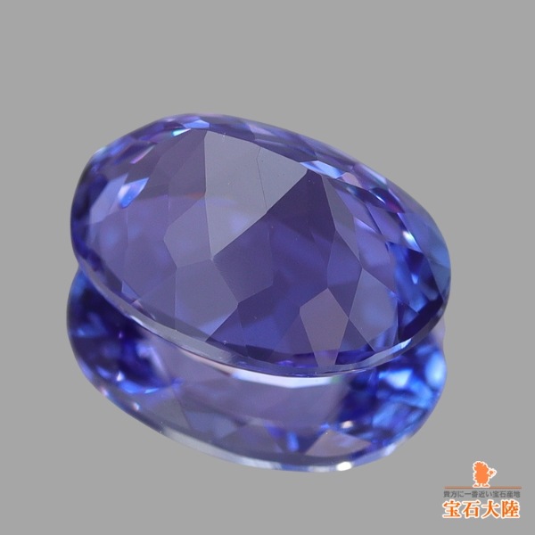 天然タンザナイト 1.11ct 【パープリシュブルー】 オーバル