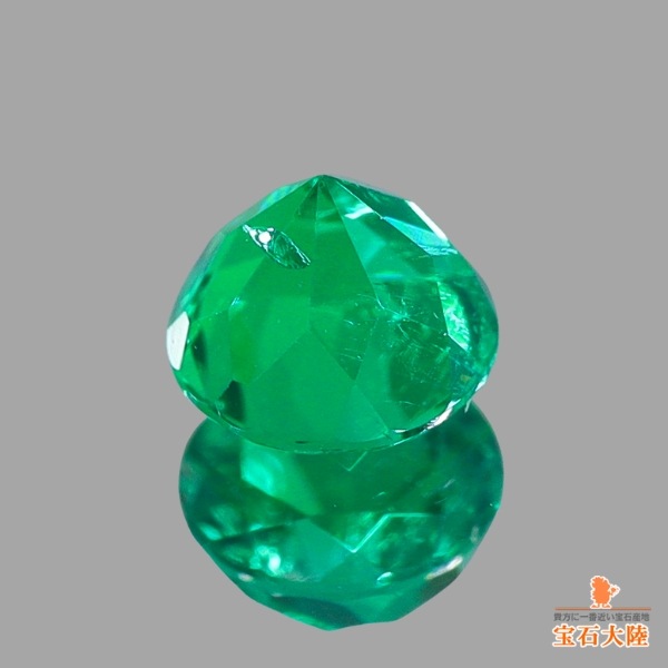 天然エメラルド 0.17ct 【ネオン美彩色・ノンオイル】 コロンビア GIA 