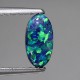 天然ブラックオパール 0.58ct 【グリーン】