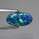 天然ブラックオパール 0.58ct 【グリーン】