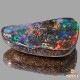 天然ボルダーオパール 19.21ct 【キラキラレッド美遊色】