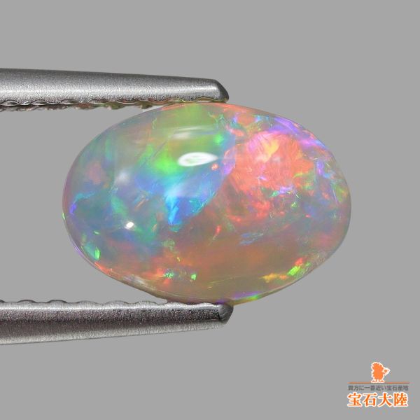 天然オパール 0.93ct 【マルチレッド美遊色】 ライトニングリッジ