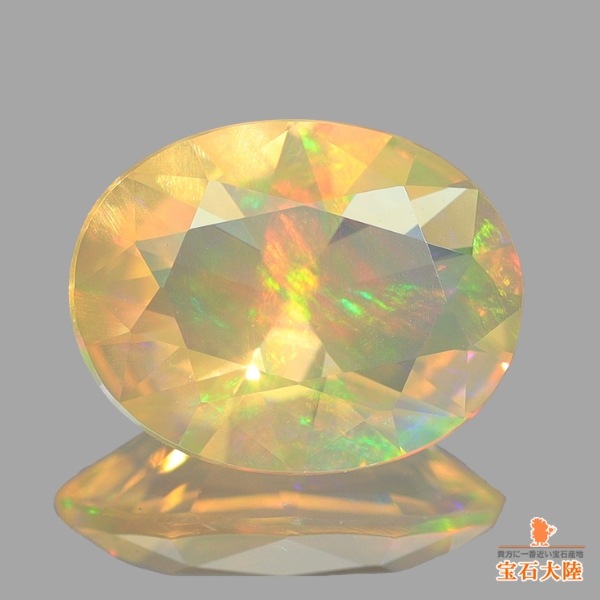 天然オパール 1.08ct 【ファセットカット】 メキシコ