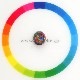 天然ブラックオパール 0.91ct 【レッドマルチ美遊色】