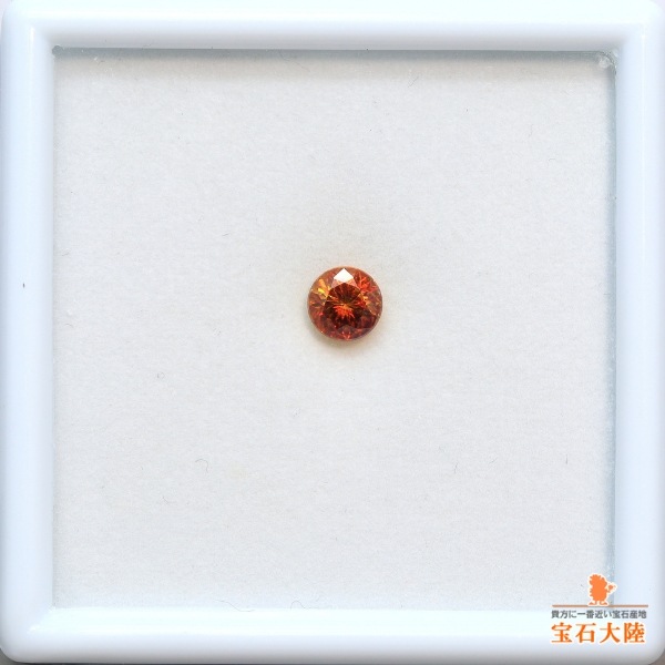 天然スファレライト 0.92ct 【煌めくオレンジ】 スペイン