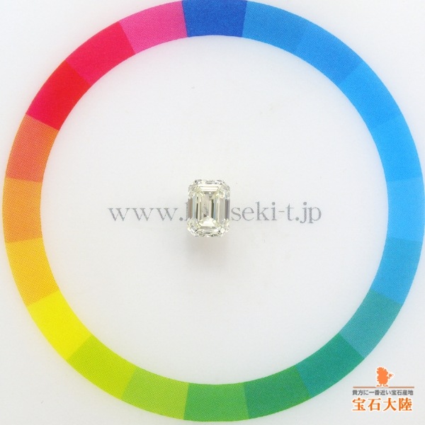天然ダイヤモンド 1.00ct 【M VS1 エメラルドカット】 GIA鑑定書