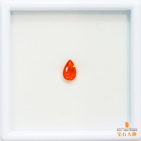天然オパール0.49ct【トロピカルオレンジ】 メキシコ