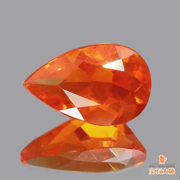 天然オパール0.49ct【トロピカルオレンジ】 メキシコ