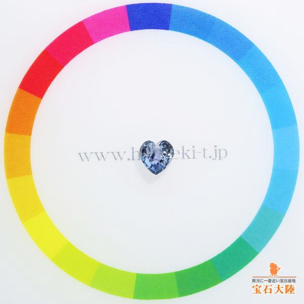 天然サファイア 0.78ct 【非加熱・ブルー】 ハート マダガスカル