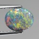 天然ブラックオパール 1.40ct 【オレンジマルチ美遊色】 ライトニングリッジ