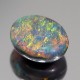 天然ブラックオパール 1.40ct 【オレンジマルチ美遊色】 ライトニングリッジ