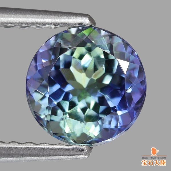 天然ゾイサイト 1.27ct 【マルチブルー】 タンザニア