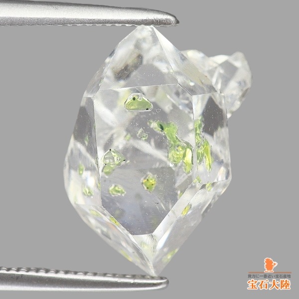 天然オイルインクォーツ 5.23ct 【動く気泡】 ラフ　パキスタン