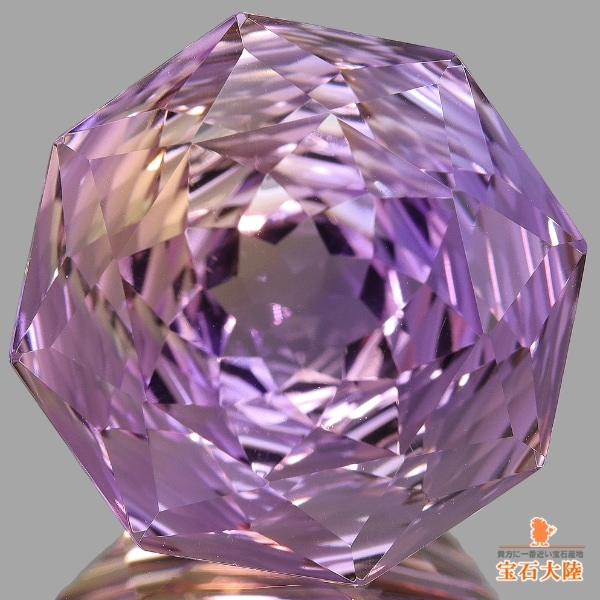 天然アメトリン 15.01ct 【カスタムローズ】 ボリビア 16mm