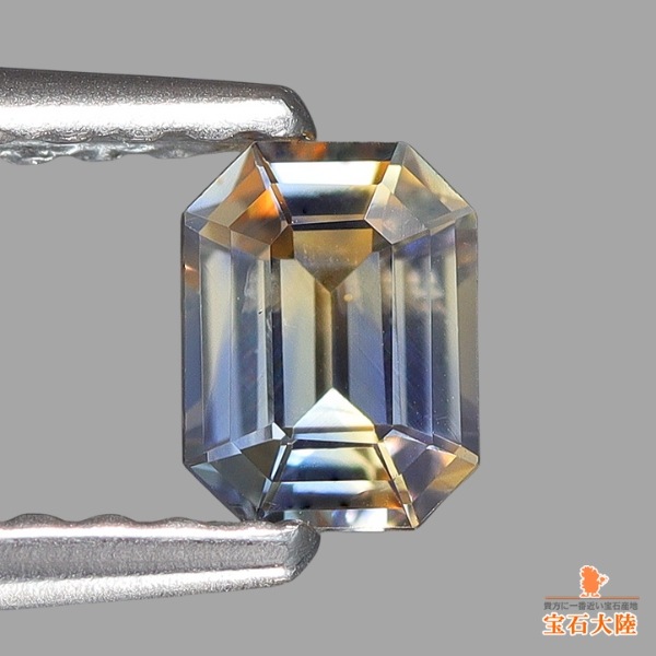 天然サファイア 0.37ct 【バイカラー】 マダガスカル