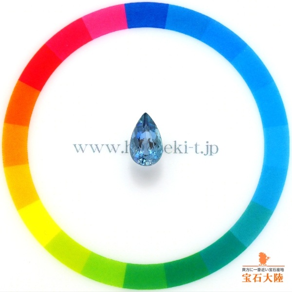 天然アクアマリン 1.07ct 【美濃色・サンタマリア】 ブラジル