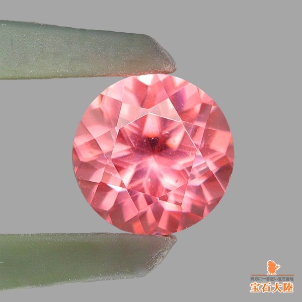 天然ロードクロサイト 0.37ct 【スイートホーム】 ラウンドカット