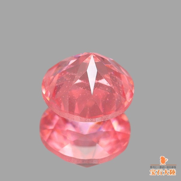 天然ロードクロサイト 0.37ct 【スイートホーム】 ラウンドカット