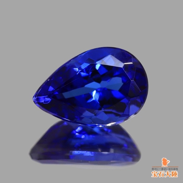 天然タンザナイト 0.51ct 【美濃色】 ペアシェイプ
