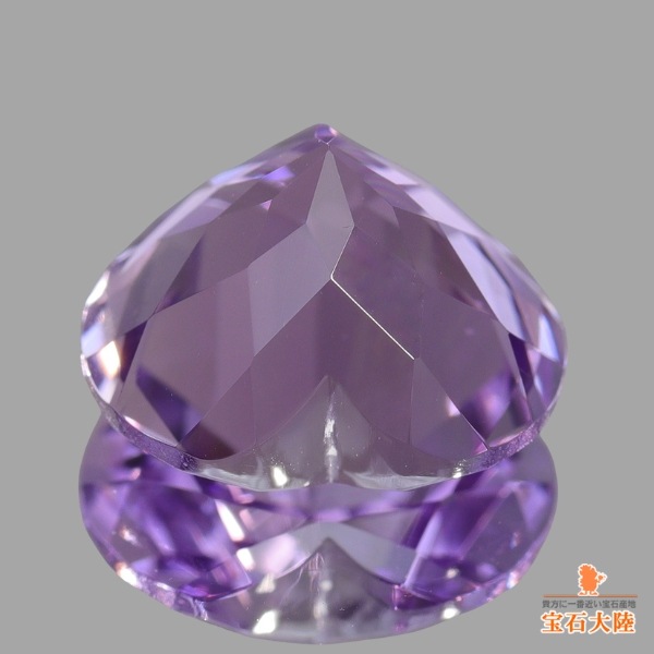 天然アメシスト 3.14ct【ハートシェイプ】ブラジル　