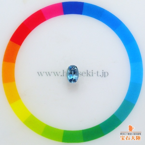 天然アクアマリン 0.53ct 【サンタマリア・非加熱】 ブラジル・Tatu産