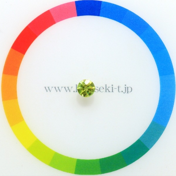 天然スフェーン 0.50ct 【グリニッシュイエロー】 マダガスカル