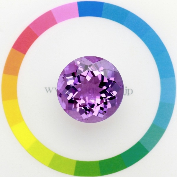 天然アメシスト 19.72ct 【ラウンド】 アフリカ