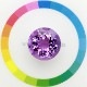 天然アメシスト 19.72ct 【ラウンド】 アフリカ