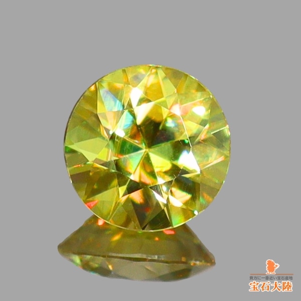 天然スフェーン 0.32ct 【煌めくイエロー】 マダガスカル