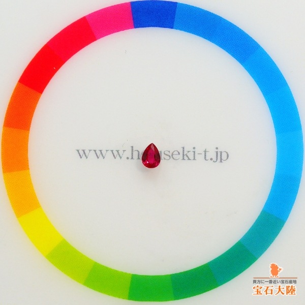 天然ルビー 0.14ct 【Pigeon Blood・非加熱】 ミャンマー GIA産地鑑別 