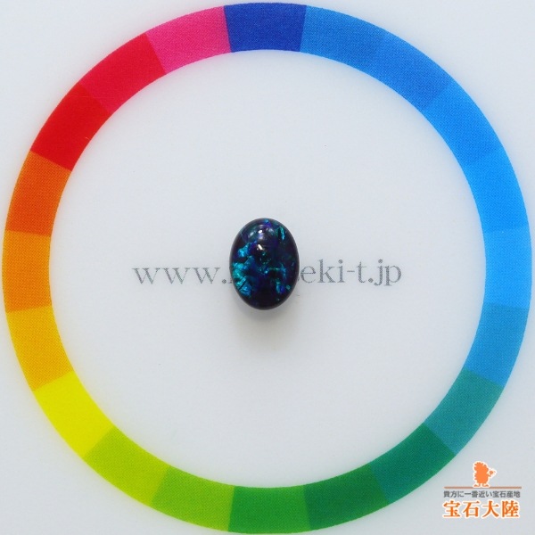 天然ブラックオパール 1.09ct【ディープブルー】ライトニングリッジ